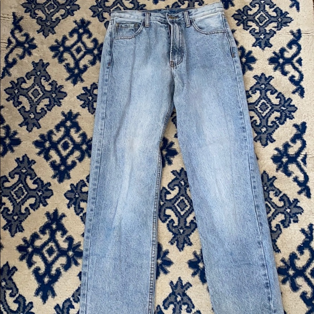 Brandy melville high rise washed out jeans